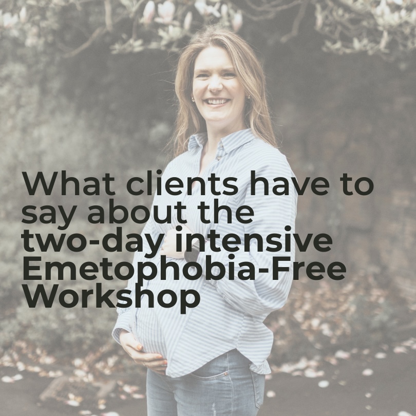Instagram post - What client shave to say about the two-day intensive Emetophobia-Free Workshop